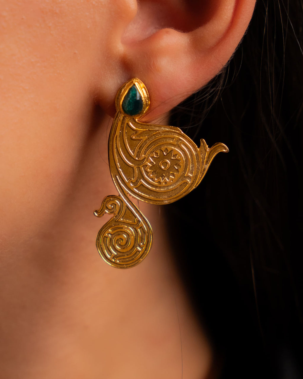 Emerald Dunes Earrings
