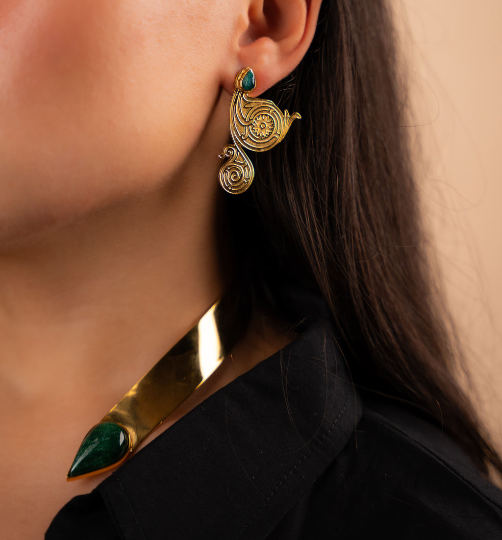 Emerald Dunes Earrings - 2