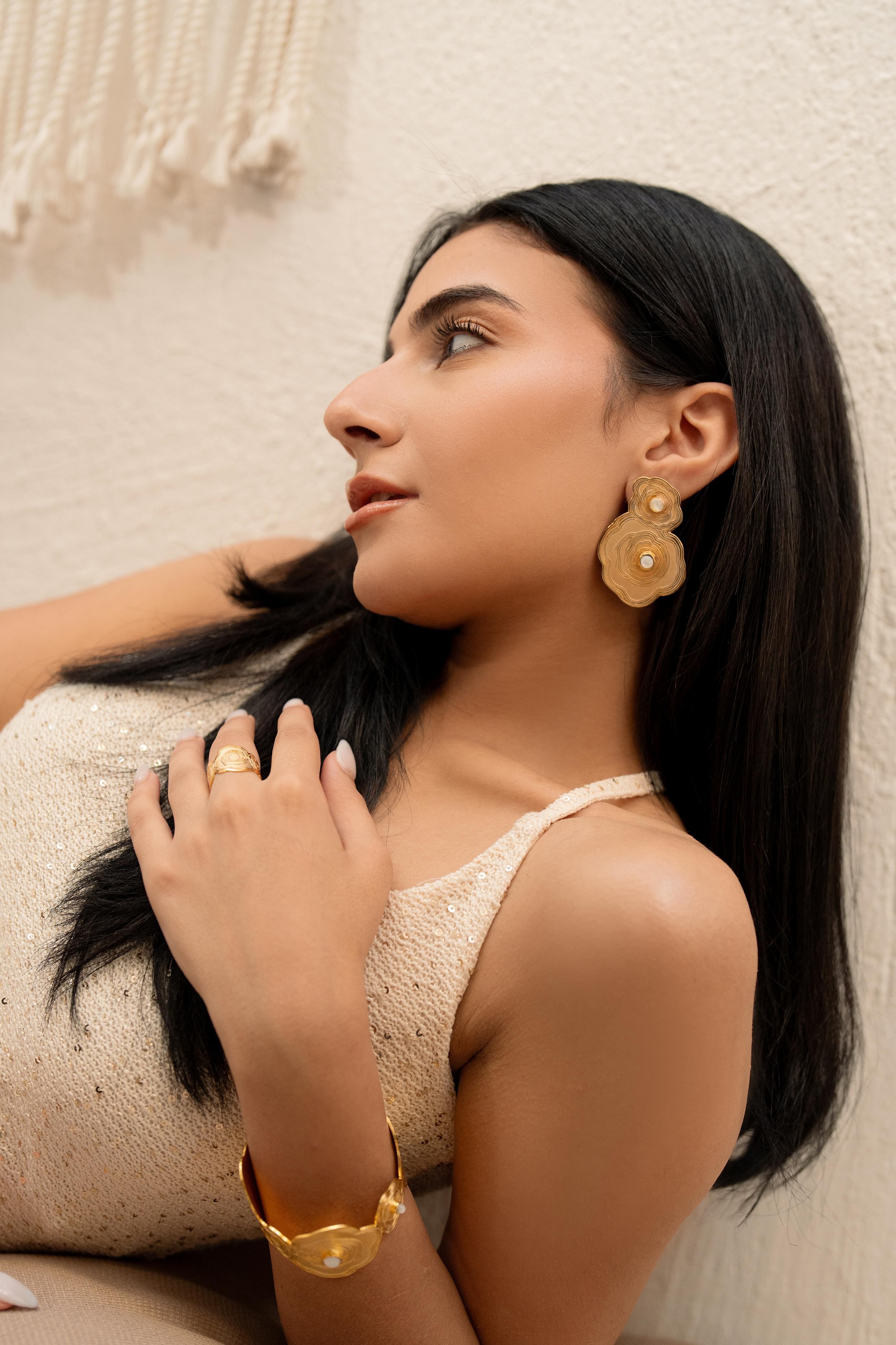 Fleur en Fer Earrings - 3