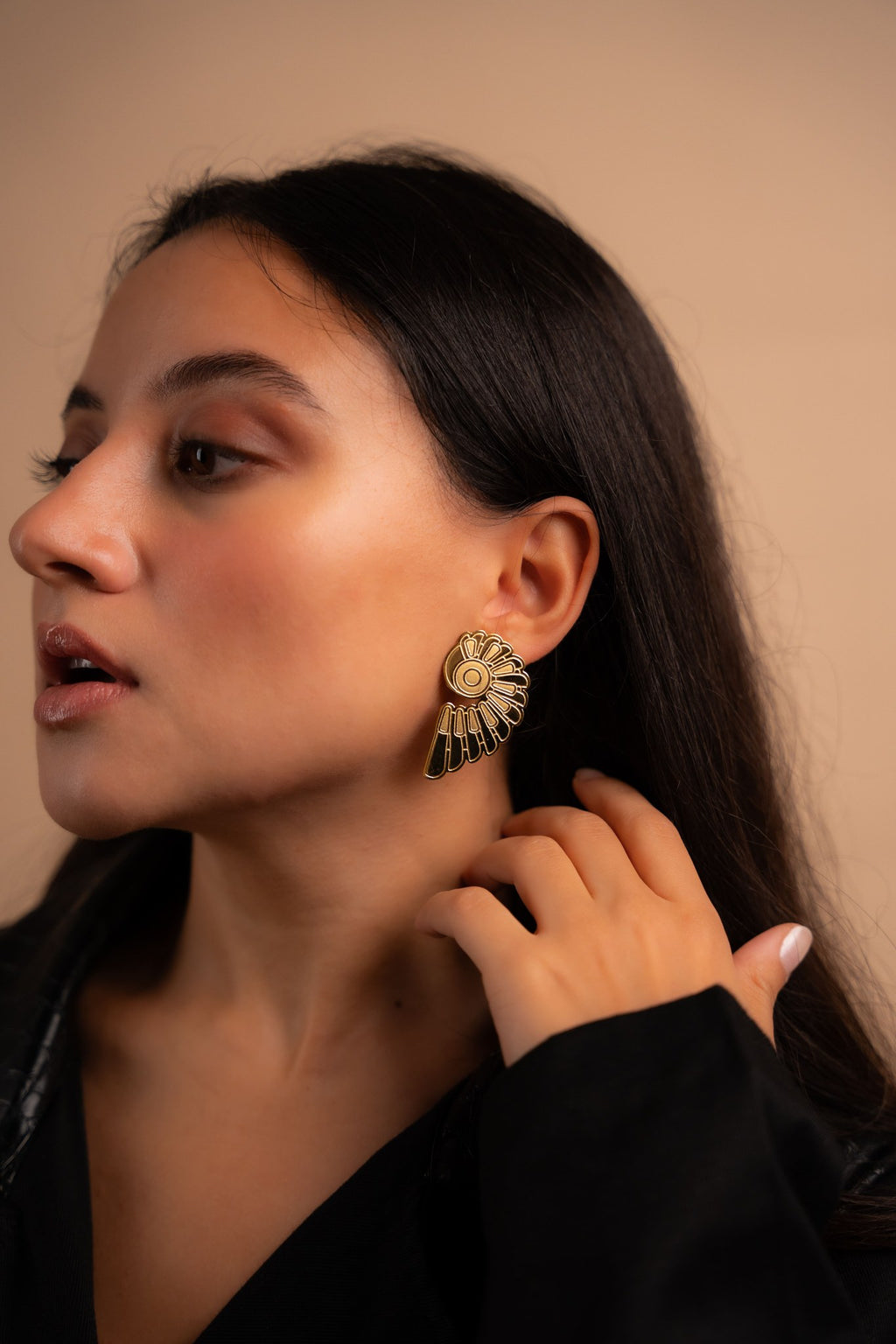 Feather Glow Earrings - 2