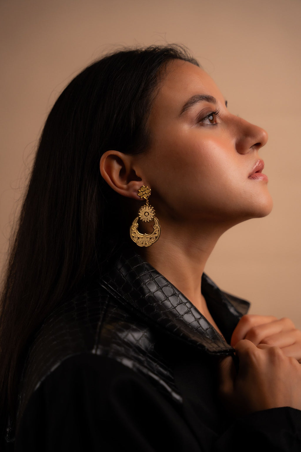 Golden Flora Earrings - 2
