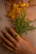 Jade Fleur Ring
