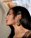 Metal Flora Earrings