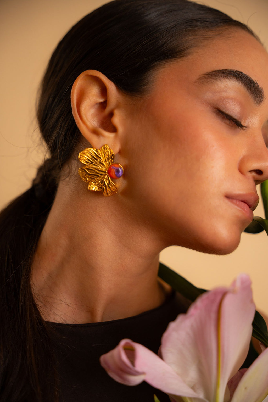Sunset Bloom Earrings - 2